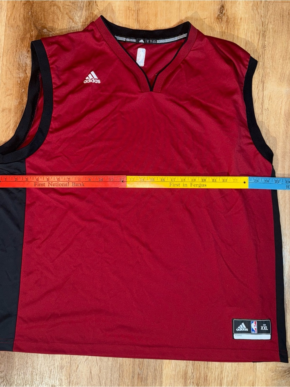 Vintage Team Issue Basketball Tank Top Shirt Adidas Men NBA 2XL Authentic 2 Tone